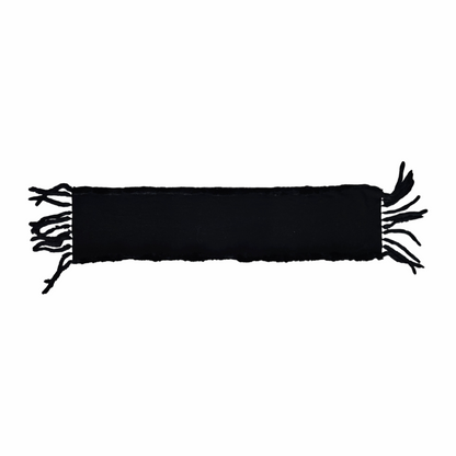 1990s Wool Blend & Rabbit Fur Fringe Scarf - Lucia