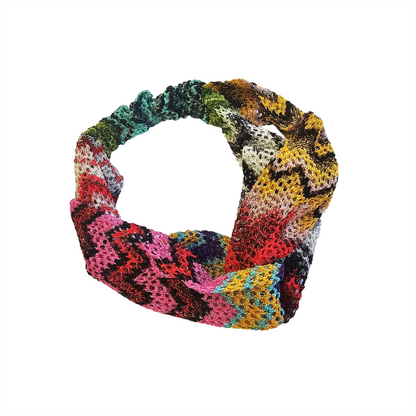 Metallic crochet knit headband - Missoni Mare