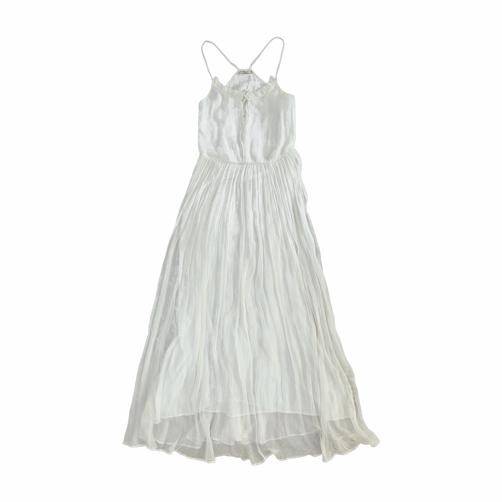 Crinkled Silk Chiffon Maxi Dress - Re:Velvet