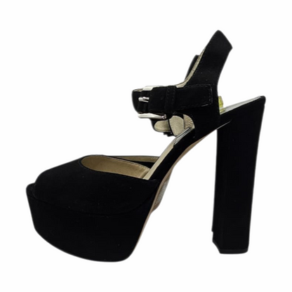 London Suede Platform Peep-Toe Sandal - Michael Michael Kors
