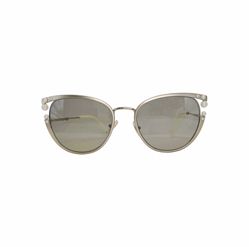 MU 62VS Pearl Cat-Eye Sunglasses - Miu Miu