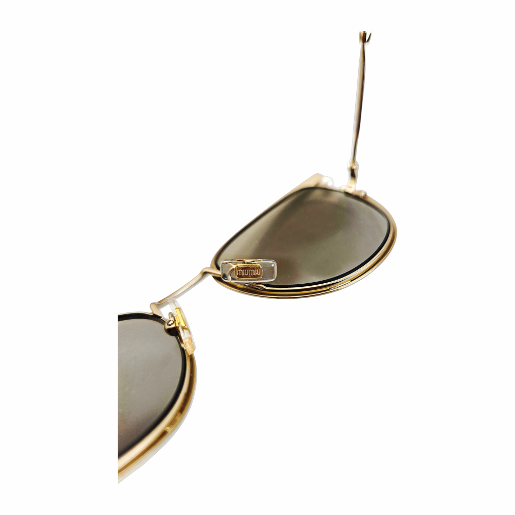 MU 62VS Pearl Cat-Eye Sunglasses - Miu Miu