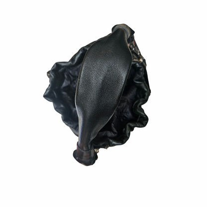 Quilted Puffer Leather Shoulder Bag - Moncler