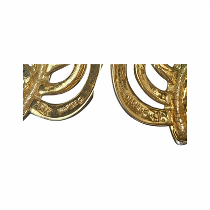 1980s Leaf Stud Earrings - Napier