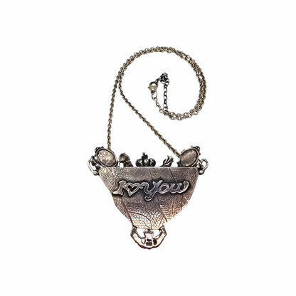 Barocco Style Cherub Pendant & Chain Necklace