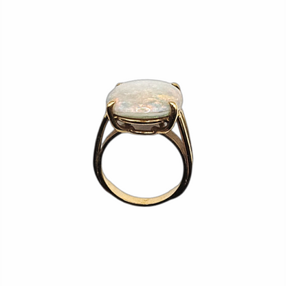 Genuine Opal Cocktail Solitaire Ring - Re:Velvet