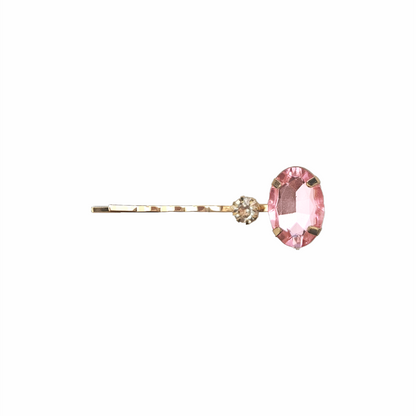 Jewel-Tone Crystal Hair Grips