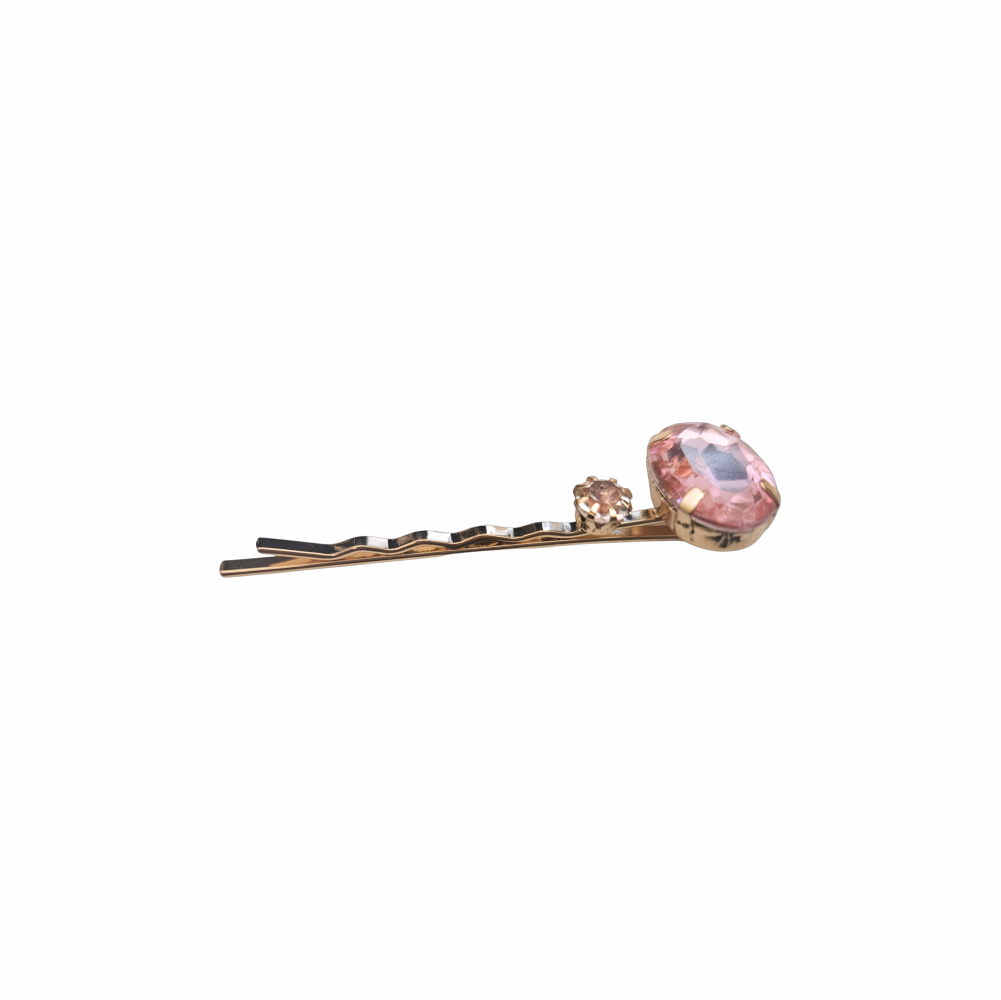 Jewel-Tone Crystal Hair Grips