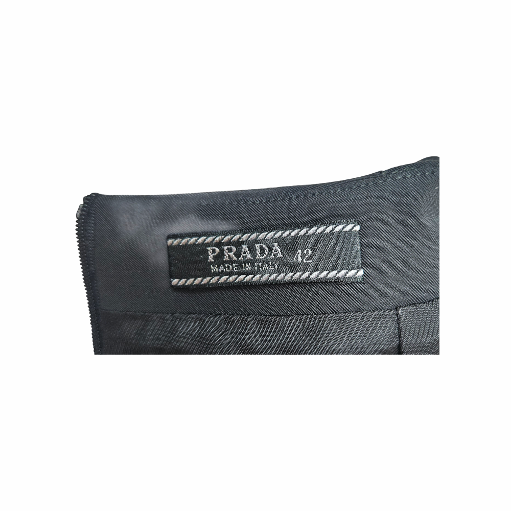 Vintage Black Pencil Skirt - Prada - Re:Velvet