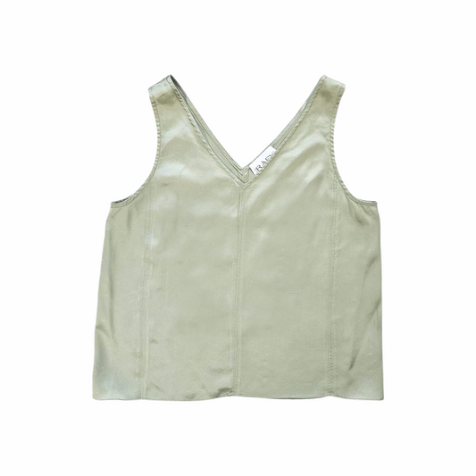 V-Neck Silk Tank Top - Raey