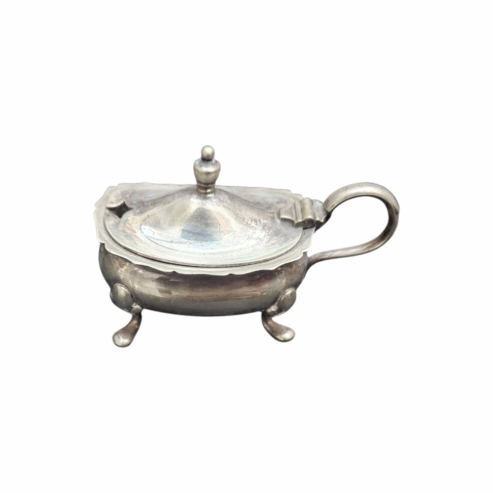 Vintage c.1930s  Silver-Plated Mustard Pot by William Suckling – Regis Plate