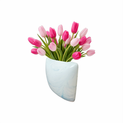 1980s Studio-Line Queensberry Marble Porcelain Vase by Rosemonde Nairac - Rosenthal