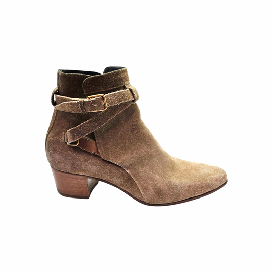 Jodhpur Suede Ankle Boots " Blake" in "New Sigaro" - Saint Laurent by Hedi Slimane