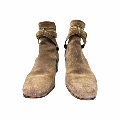 Jodhpur Suede Ankle Boots " Blake" in "New Sigaro" - Saint Laurent by Hedi Slimane