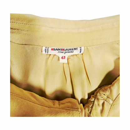 Vintage Silk pussy-bow blouse late 1970s–early 1980s - Saint Laurent Rive Gauche