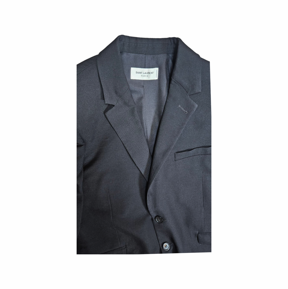 Two-Button Wool Blazer  - Saint Laurent