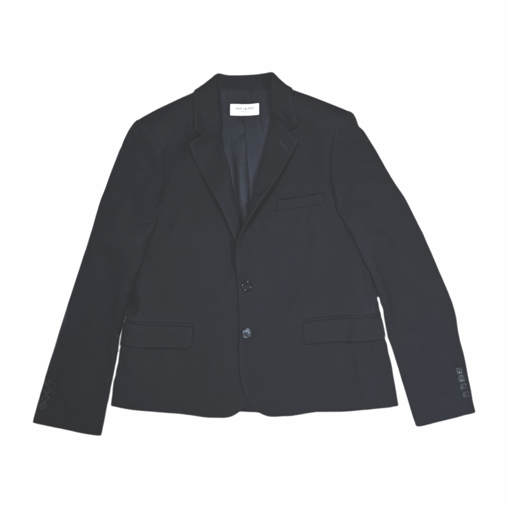 Two-Button Wool Blazer  - Saint Laurent - Re:Velvet