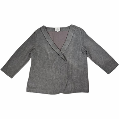 Grey Kimono Collar Jacket  - Sézane