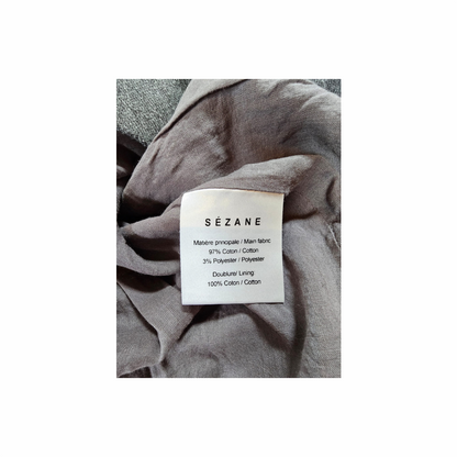 Grey Kimono Collar Jacket  - Sézane