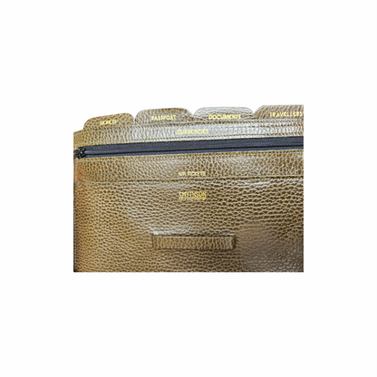 Metallic Leather Travel Document Holder - Smythson of Bond Street
