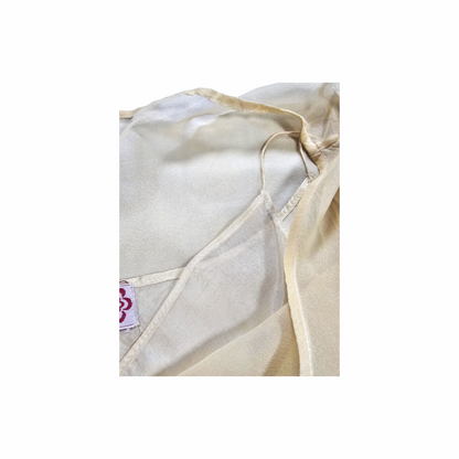 Silk Dress with Floral Embroidery  - ThêuThêu Vietnam