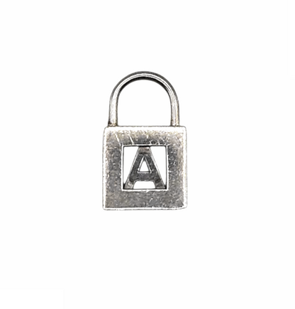 925 Silver Initial A" Nano Padlock Charm - Tiffany & Co