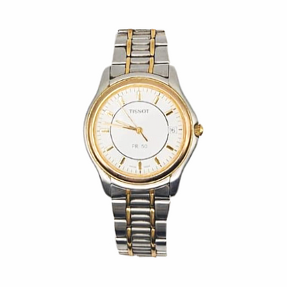 Vintage 1995 PR 50 Quartz Two-Tone Men’s Watch- Tissot