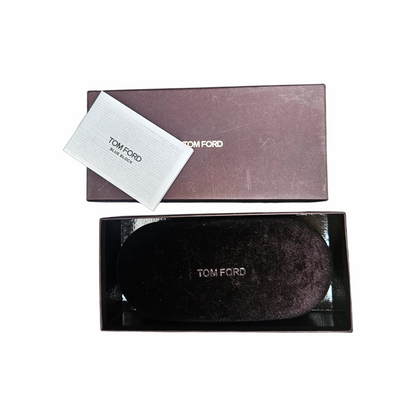 Tom Ford TF137 Jasmine vintage sunglasses, c.2009, with bronze crossover butterfly frame, brown lenses, original case and box. Made in Italy.