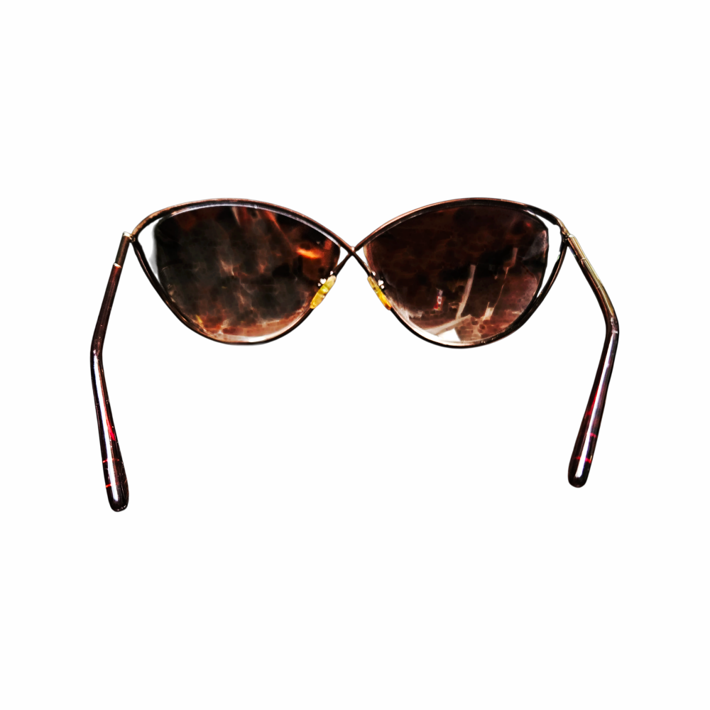 Vintage 2000s Jasmine Bronze Crossover Butterfly Sunglasses - Tom Ford - Re:Velvet