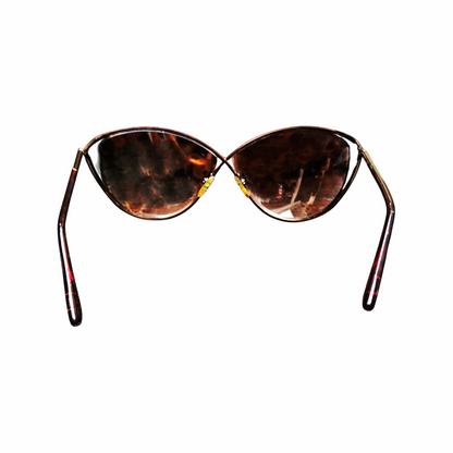Vintage 2000s Jasmine Bronze Crossover Butterfly Sunglasses - Tom Ford - Re:Velvet