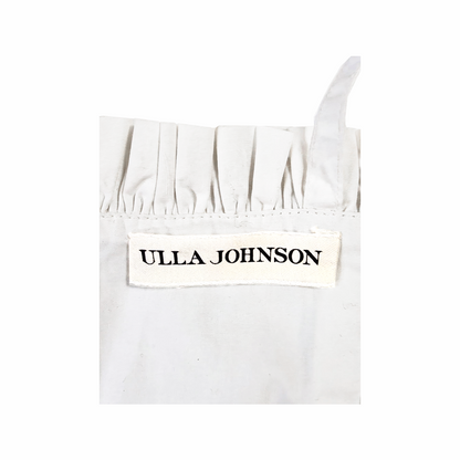Ruffle Hem Corset-Style Tie Strap Top - Ulla Johnson