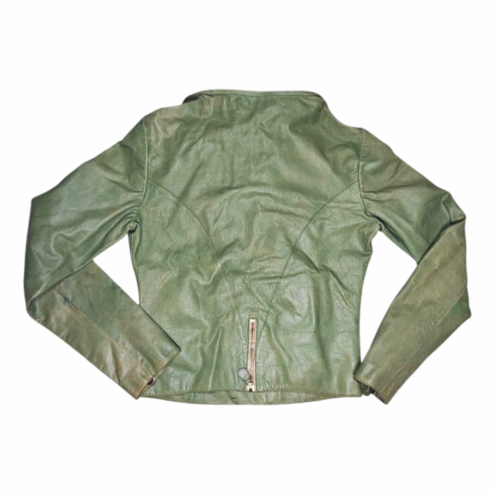 Upstyled Distressed Leather Biker Jacket - Marni