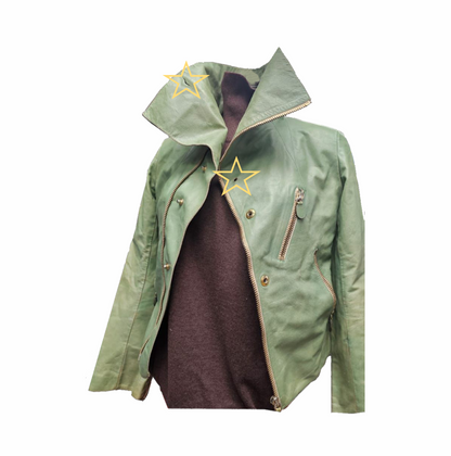 Upstyled Distressed Leather Biker Jacket - Marni