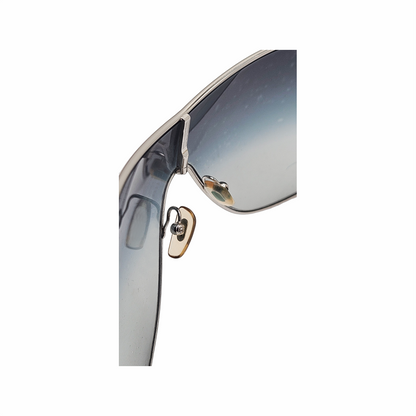 2000s 2061-B Medusa Shield Sunglasses with Crystal Detail - Versace