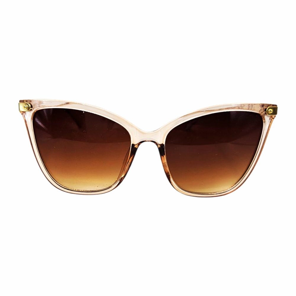 Vintage Translucent Cat-Eye Sunglasses with Gradient Lenses - Re:Velvet