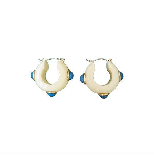 Vintage  Chunky Hoop Earrings