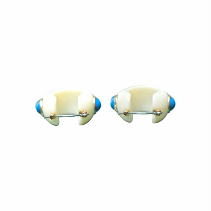 Vintage  Chunky Hoop Earrings - Re:Velvet