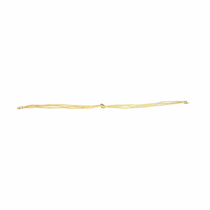 Vintage 14ct Gold Multi-Strand Necklace with Central Knot Detail (Italian, 34g) - Re:Velvet