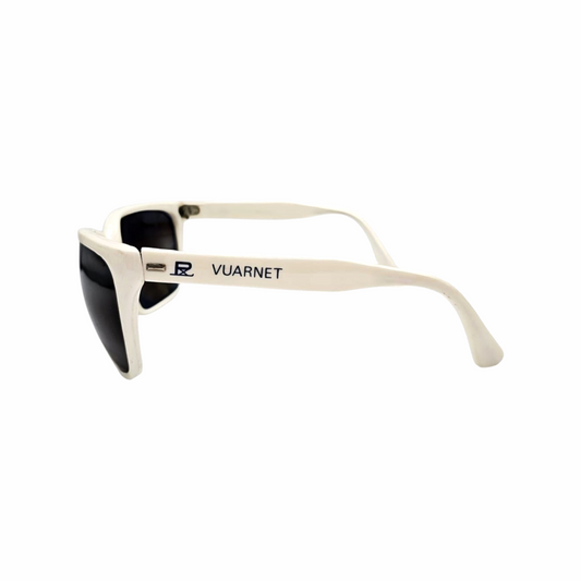 Vintage 1980s - PX-2000 White Nylon Cat-Eye Sunglasses - Vuarnet