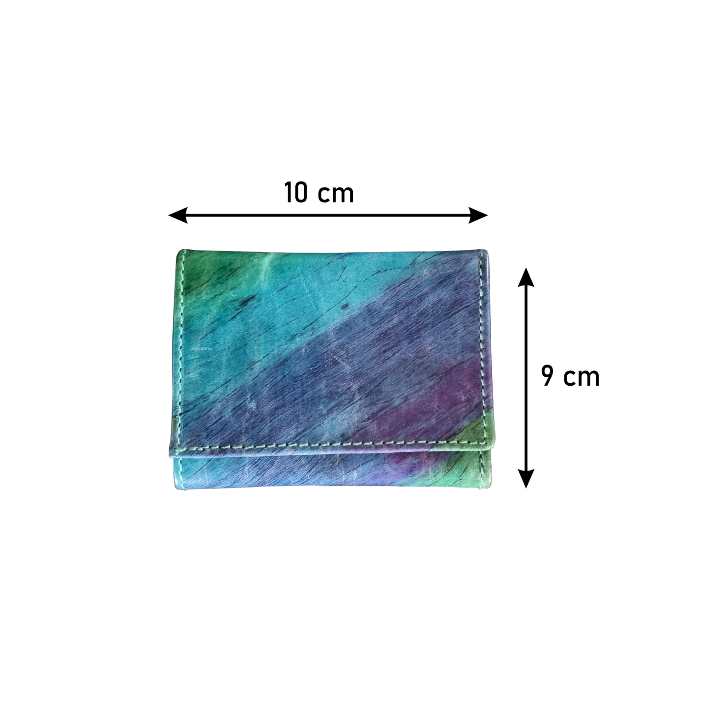 Reclaimed Leather Wallet - Brush Stroke (8499710493020)