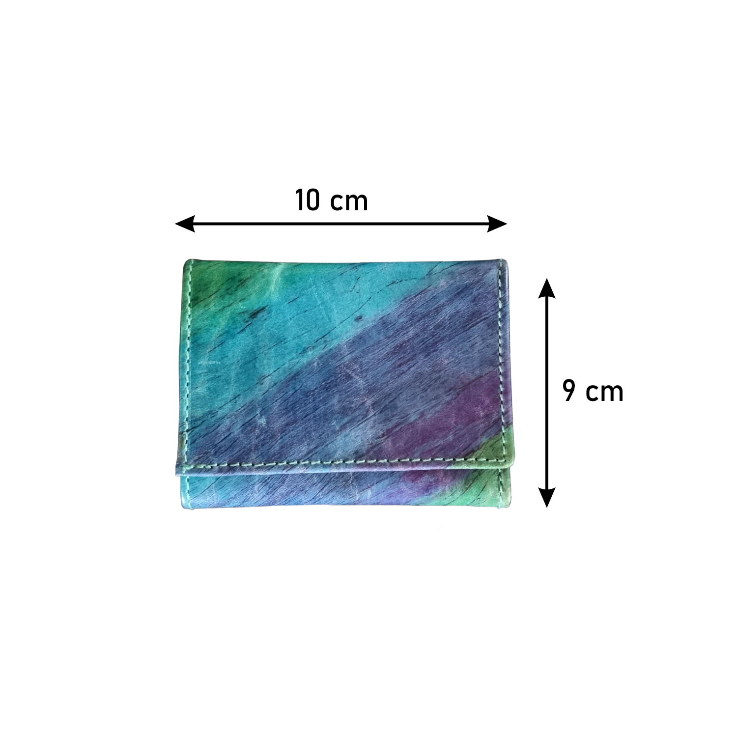 Reclaimed Leather Wallet - Brush Stroke (8499710493020)