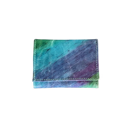 Reclaimed Leather Wallet - Brush Stroke (8499710493020)