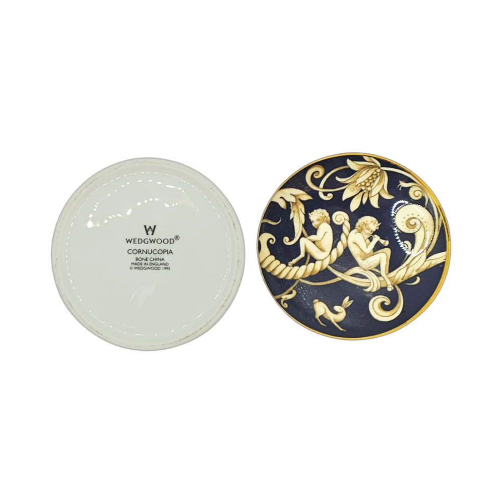 Cornucopia Bone China Trinket Box 1995 - Wedgwood