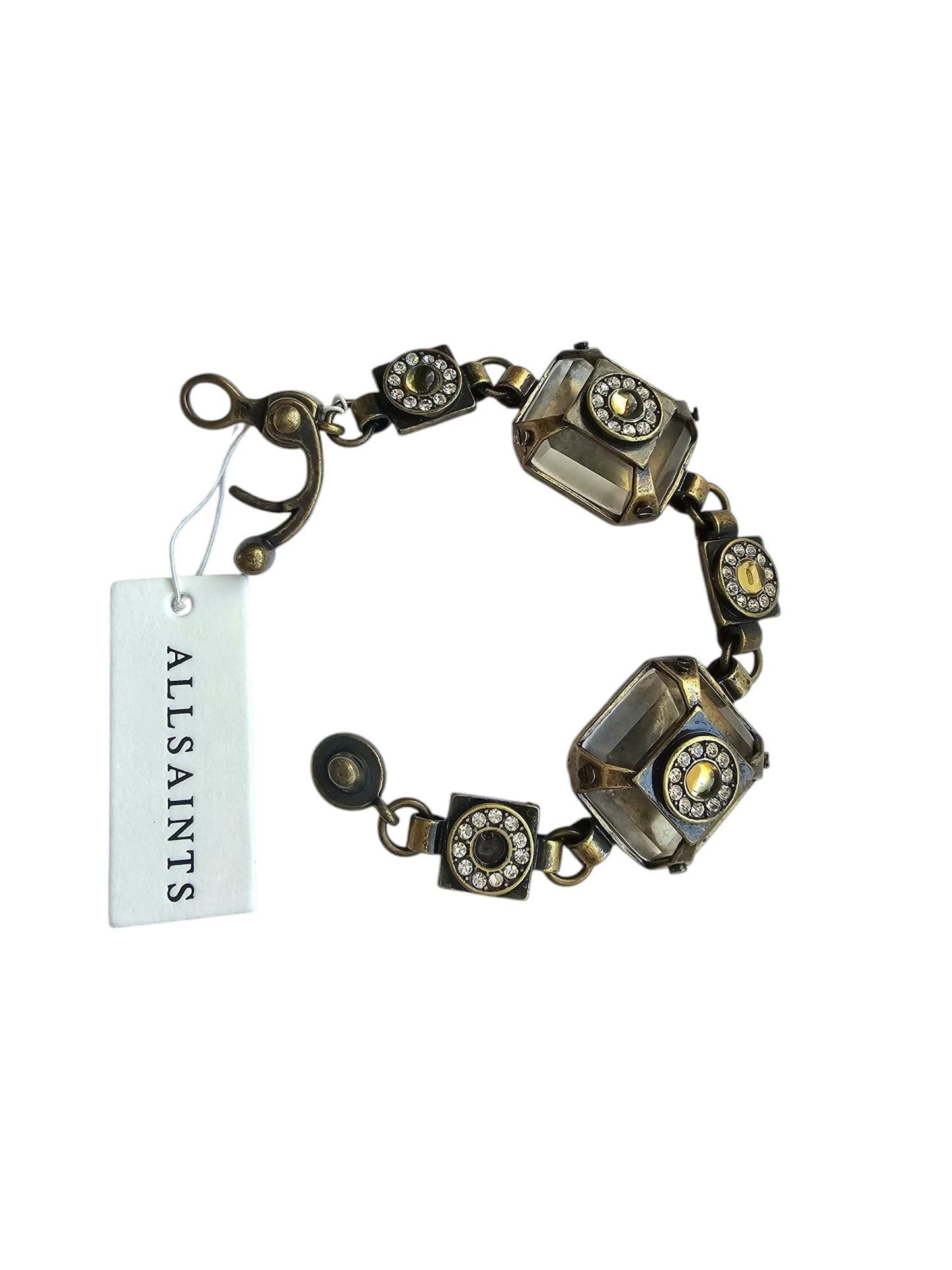 Crystal Embellished Linked Bracelet - ALL SAINTS