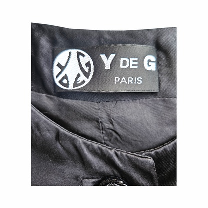 Vintage 1990s Satin Vest with Ornate Buttons - Y de G - Re:Velvet