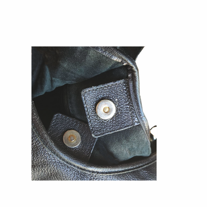 Vintage Leather Shoulder Bag - Yves Saint Laurent