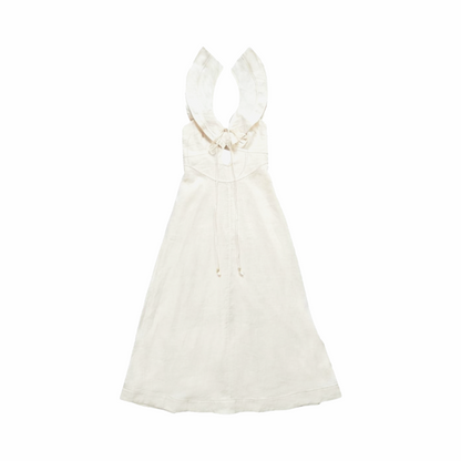 Halcyon Flutter Linen Midi Dress - Zimmermann