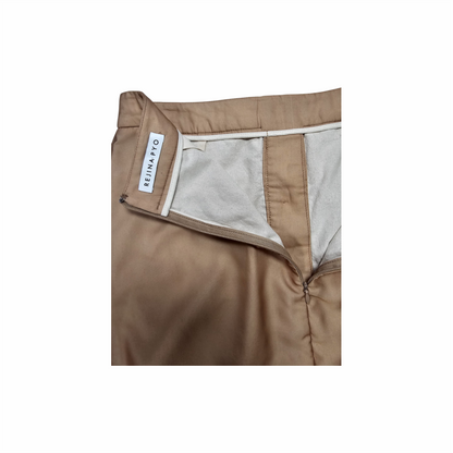 Lily Cotton-Linen and Chiffon Button-Front Midi Skirt – Rejina Pyo